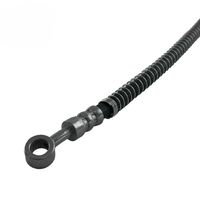 Manguera de Freno Trenzada de Acero Inoxidable, Manguera de Control Hidráulico para Motocicleta, Línea de Embrague de Acero para Automóvil, Color Personalizado, Conector Banjo