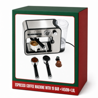 Machine à café expresso électrique 19 bars en acier inoxydable, pour dose simple ou double, cappuccino, pour usage domestique ou hôtelier