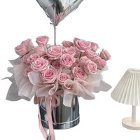 Vente en gros de bouquets de fleurs éternelles en savon pour la Saint-Valentin 2027, bouquet de roses