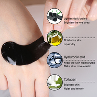 Penjualan Terbaik Kecantikan Perawatan Pribadi Gel Kolagen Bantalan Mata Emas Hidrogel Anti-kerut Kristal Emas Di Bawah Masker Mata untuk Mata