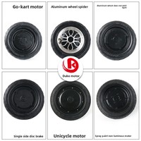 Alimentation directe d'usine traitement personnalisé 36V DC moteur sans balais étanche roue en aluminium Non lumineux aimant Permanent pour voiture
