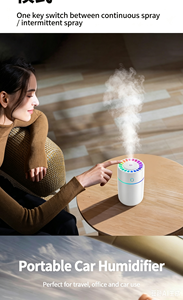 Portable USB Air <b>Humidifier</b> Colorful Gradient Night Light Ultrasonic <b>Mist</b> Diffuser Mini Desktop <b>Humidifier</b> For Bedroom Office - Product Image 6