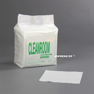 مساحات تنظيف متعددة الأغراض خالية من الوبر الأبيض غير المنسوجة ، ممسحة تنظيف الملابس لتنظيف الملابس - Product Image 4