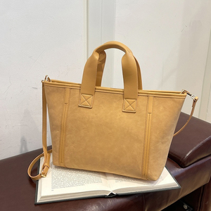 Bolsa de Mano Grande Personalizada con Logotipo SY para Mujer, Bolso de Hombro de Lujo de PU para Mujer, Bolsos de Oficina para Mujer - Product Image 4