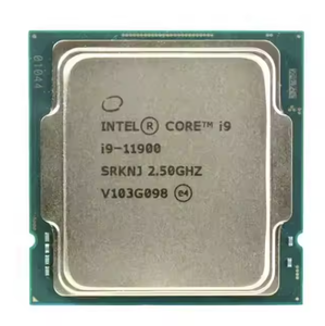 โปรเซสเซอร์ I9-11900 8 คอร์ 16 เธรด ความเร็วพื้นฐาน 2.50GHz ความเร็วสูงสุด 5.20GHz ช่องเสียบ LGA 1700 สำหรับเดสก์ท็อป สินค้ามือสอง โปรเซสเซอร์ I9-11900 I9-11900 P - Product Image 1