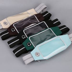 กระเป๋าคาดเอวสำหรับเล่นกีฬาแบบหน้าจอสัมผัส PVC น้ำหนักเบา ทันสมัย และปรับแต่งได้ - Product Image 1