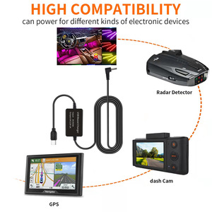 Câble USB de suralimentation 5V vers 12V pour caméra embarquée, détecteur de radar, alimentation de voiture – Vente directe L167 - Product Image 2