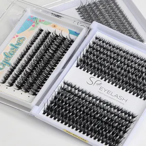 SP EYELASH 10D 20D 30D 50D ללא קשר עשה זאת בעצמך C D תלתל ריסים בודדים אשכול משי מלוכד בחום מאווררי נפח מראש הרחבת