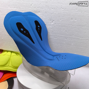 Coussinets <span class=keywords><strong>de</strong></span> cyclisme pour hommes <span class=keywords><strong>de</strong></span> style italien, 5 couches, interface extensible en nylon, rembourrage en mousse haute densité, chamois pour salopettes <span class=keywords><strong>de</strong></span> cyclisme - Product Image 6