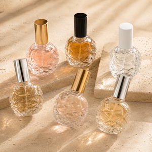 8ml Embossed Round Empty Glass <b>Perfume</b> Spray <b>Bottle</b> With Custom Luxury Gift Box Mini Travel <b>Sample</b> Fragrance Vial Discovery Set - Product Image 6