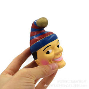 Pu <b>Foam</b> Cartoon Head Stress Relief Toy <b>Craft</b> Gift - Product Image 1
