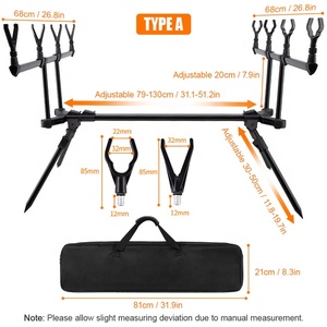 <span class=keywords><strong>Support</strong></span> de <span class=keywords><strong>canne</strong></span> à pêche en alliage d'aluminium, 1 pièce, haute qualité, <span class=keywords><strong>pour</strong></span> <span class=keywords><strong>carpe</strong></span>, nouveauté - Product Image 5