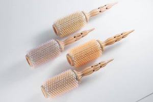 X-แปรงยืดผมขนาดใหญ่พร้อมที่จับไนลอนพลาสติกหวีม้วนคุณภาพระดับพรีเมียมสำหรับร้านเสริมสวยใช้ในบ้านอย่างมีประสิทธิภาพ - Product Image 5