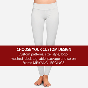 Leggings Meiyang con Estampado Personalizado para Verano, Pantalones Casuales de Yoga de Cintura Alta, Leggings con Estampado Floral y Bolsillos, Ropa de <span class=keywords><strong>Mujer</strong></span> - Product Image 4