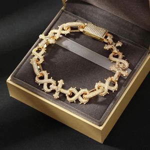 Luxury 925 <b>Silver</b> Bezel Set Moissanite Round Brilliant Cut Charm <b>Bracelet</b> Hip Hop Fashion Streetwear Unisex Jewelry - Product Image 1
