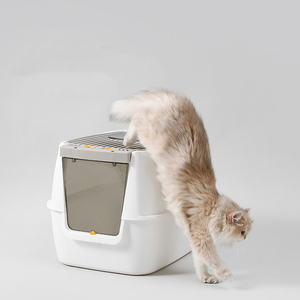 Caja de Arena para Gatos Extra Grande de PP, Bandeja de Arena Cerrada, Suministros para Mascotas, Venta al por Mayor - Product Image 3