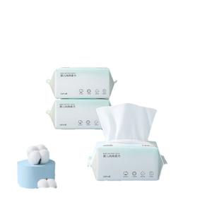 Toallitas Desechables de Algodón Suave para Bebés October Crystal, 100 Hojas, 6 Paquetes, para Limpieza Facial Infantil - Product Image 1