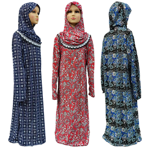 Robe <span class=keywords><strong>Hijab</strong></span> à fleurs musulmanes pour filles, Abaya, Khimar, <span class=keywords><strong>Djellaba</strong></span> pour enfants, dubaï, arabie saoudite, vêtements islamiques, Kaftan - Product Image 1