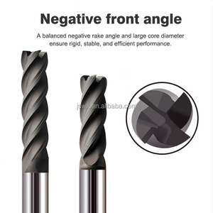 Weix <span class=keywords><strong>Carbide</strong></span> phay Cutter End Mill cho Graphite 4 Flutes Fresa <span class=keywords><strong>endmill</strong></span> với lớp phủ kim cương - Product Image 5