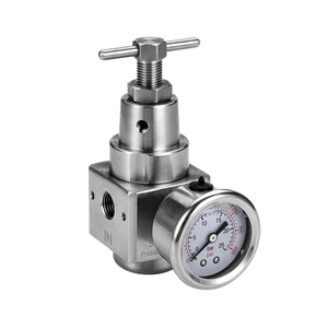 Régulateur en acier inoxydable Fonctionnement pneumatique Filtre régulateur Deux combinaisons SFR2000 1/4\" FRL Fabricant - Product Image 5
