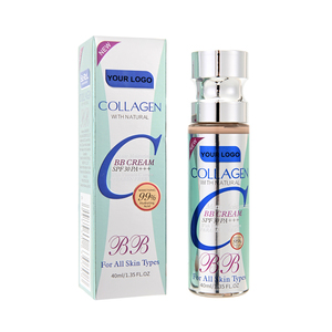 Copertura completa vegano impermeabile SPF 30 PA +++ collagene Bb <span class=keywords><strong>Cream</strong></span> fondotinta 40ml con naturale per tutti i tipi di pelle viso Base trucco - Product Image 1