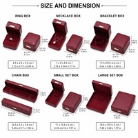 Boîte de rangement de voyage personnalisée en cuir PU grainé avec fermeture éclair, fenêtre en verre, double couche de velours pour bagues et boucles d'oreilles