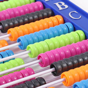 Foska créatif dessin animé enseignement papeterie matériel sûr et cadre de comptage coloré pour étudiant outil d'enseignement des mathématiques jouet - Product Image 6