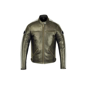 Cuir noir Racing Moto Biker Hommes Motocross Veste D'équitation En Peau De Mouton En Cuir Pu Moto Moto Vestes De Protection - Product Image 2