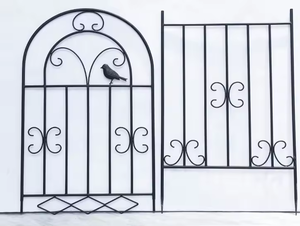 Panneaux de <span class=keywords><strong>grille</strong></span> de treillis métallique en treillis métallique Offre Spéciale en usine pour plantes grimpantes et fleurs en extérieur, cour - Product Image 3