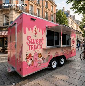Commercial Hot Dog Trailer Towable Beverage Food Truck CE Certified Mobile <b>Kitchen</b> - Product Image 5