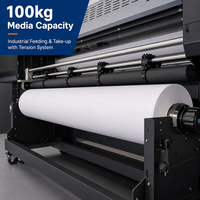 Imprimante jet d'encre numérique industrielle 320 cm GC3200K haute résolution pour impression de bannières publicitaires extérieures sur vinyle