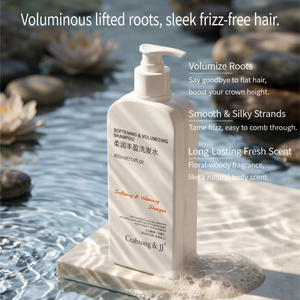 Crabsong & JJ Set de Champú y Gel de Ducha <span class=keywords><strong>con</strong></span> Fragancia Floral Amaderada de 400 ml, Kit de Amenidades para Baño de Hotel, Resort y <span class=keywords><strong>Spa</strong></span> - Product Image 2