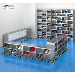 Scarpiera Moderna in Acciaio Inossidabile per Soggiorno, Camera da Letto, Appartamento, Ingresso - Elegante Contenitore Portaoggetti - Product Image 1