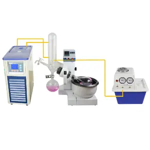 Soxhlet Industrial Insulated Essential Oil Vacuum Distillation Equipment Rotary Evaporator
