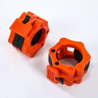 Colliers de serrage à dégagement rapide CZFIT Factory 50 mm (2 pouces) en ABS pour haltères (multicolores) – Logo personnalisé disponible pour la salle de sport