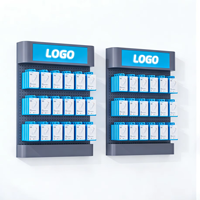 Exhibidores Personalizados para Tiendas, Resistentes al Agua, Duraderos, Ecológicos, Ajustables, de Acero Inoxidable, Panel Metálico Perforado, Pared Modular
