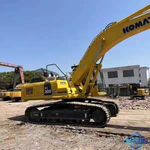 Yellow Used Excavator <b>Track</b> Mounted Construction Equipment 300 Series - Product Image 5