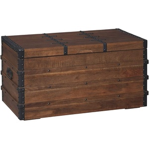 Storage Trunk vintage wooden storage chest