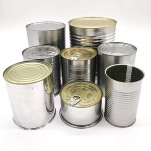 Tùy Chỉnh Thiết Kế Cấp Thực Phẩm Vòng Container Cấp Thực Phẩm In Ấn Đóng Gói Lon Thiếc Rỗng Kín Kim Loại Lon Cho Nước Sốt Cà Chua - Product Image 1