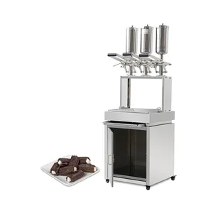 Bakery Food Bread Chocolate Puff Cake Butter Donut Churros Filler Ice Cream Paste Filling Machines