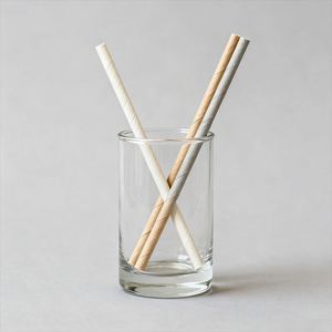 Pajitas de Papel Desechables de Alta Calidad para Bebidas, con Diseño Elegante en Rosa, Morado y Dorado, Fabricante de Pajitas de Papel Desechables Naranjas - Product Image 2