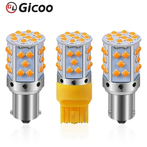 Gicoo 3030 35smd Canbus Free High Bright Auto Lamp White Amber 3D Lens Chips Car Led Signal Lamp 1156 BA15S T20 3157 - Product Image 5