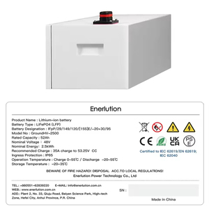 Paquete de Baterías de Litio de Alto Voltaje de 20 kWh y 10 kWh, Montado en Torre, para Sistemas de Almacenamiento de Energía Doméstica - Product Image 3