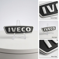 Autocollant d'emblème de voiture 3D, logo personnalisé, badge en métal chromé, autocollant d'emblème de voiture imperméable auto-adhésif