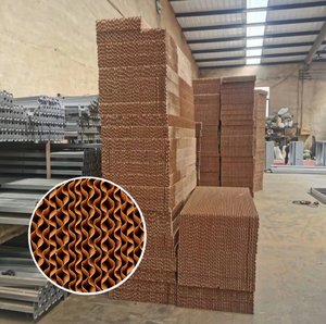 Neuer XIANGHUA XUS-22 China-Herstellung Wandmontierter Verdunstungsluftkühler für Viehbetriebe Ersatzteile Kühlpad für Geflügel - Product Image 6