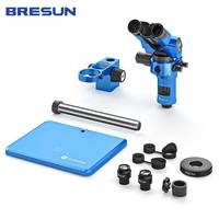 Microscope électronique trinoculaire SUNSHINE R360PRO, outils pliables intégrés, zoom 0,7-5,8X, caméra multimètre HD 4K rotative