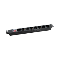 Power Strip Eu Cabinet Rack Network 8 Way Germany Pdu Socket avec des prix bon marché