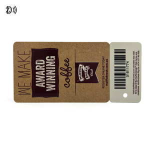 Tùy chỉnh không thấm nước nhựa lòng trung thành viên phần thưởng Combo Thẻ PVC QRcode mã vạch in Key tag - Product Image 2