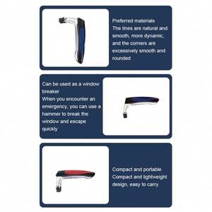 Poignée de soutien pour voiture, barre d'appui pour porte de véhicule, aide à la mobilité, accessoire automobile pour enfants et personnes âgées, noir - Product Image 6