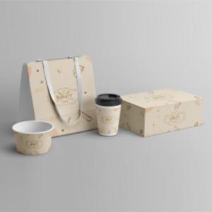 Bolsa de Papel Kraft para Panadería con Asas Planas, Impresión en Lámina, Embalaje Desechable para Alimentos, Estilo Clásico, Impresión Offset - Product Image 5
